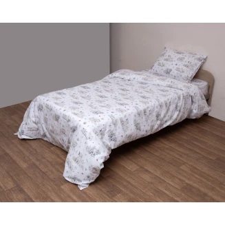 Πάπλωμα Κούνιας 120x160 Viopros Γουλφ Λευκό