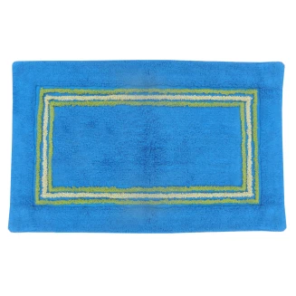 Ταπέτο Μπάνιου 50x80 Viopros Stripes Μπλέ