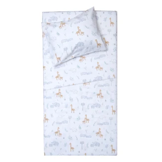 Σεντόνια Σετ Λίκνου 80x100 Viopros 2640 Φανέλλα Λευκό