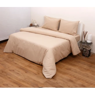 Παπλωματοθήκη Σετ Κούνιας 120x160 Viopros 3100 Φανέλλα Μπέζ