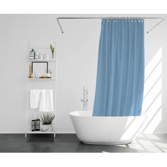 Κουρτίνα Μπάνιου 240x200 Mc Decor Classic Σιέλ