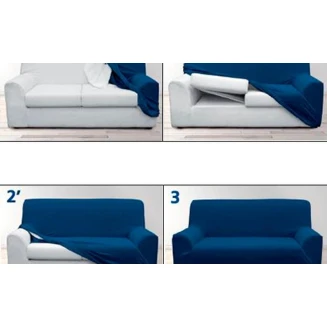 Ελαστικό Κάλυμμα Διθέσιου Καναπέ Akari Καφέ - MCDECOR 140x190