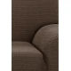 Ελαστικό Κάλυμμα Διθέσιου Καναπέ Akari Καφέ - MCDECOR 140x190