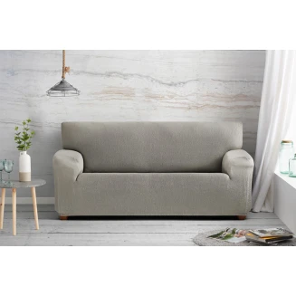 Ελαστικό Κάλυμμα Διθέσιου Καναπέ Tunez Γκρί Ανοιχτό - MCDECOR 130x170