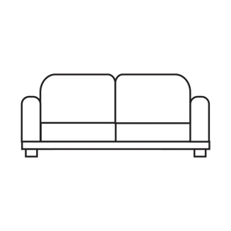 Ελαστικό Κάλυμμα Διθέσιου Καναπέ Tunez Λινό - MCDECOR 130x170