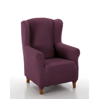 Ελαστικό Κάλυμμα Μπερζέρας Akari Μωβ - MCDECOR 70x100