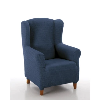 Ελαστικό Κάλυμμα Μπερζέρας Akari Μπλε - MCDECOR 70x100