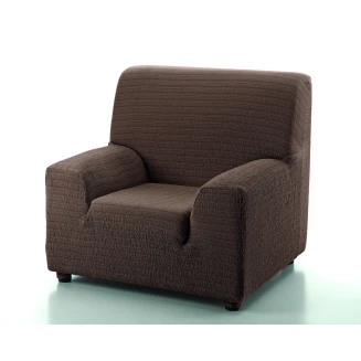 Ελαστικό Κάλυμμα Πολυθρόνας Akari Καφέ - MCDECOR 70x100