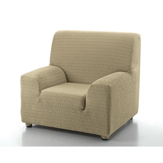 Ελαστικό Κάλυμμα Πολυθρόνας Akari Μπεζ - MCDECOR 70x100