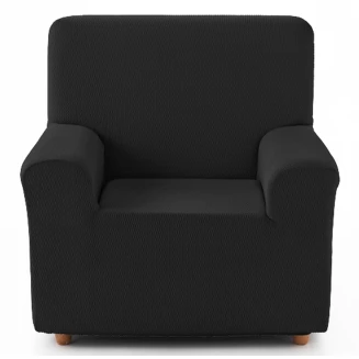 Ελαστικό Κάλυμμα Πολυθρόνας Tunez Μαύρο - MCDECOR 70x110