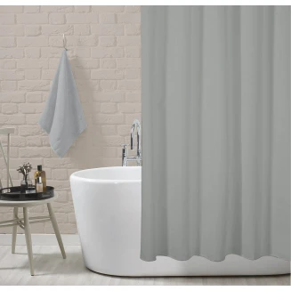 Κουρτίνα Μπάνιου 180x200 Mc Decor Classic Γκρί