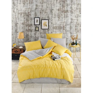 Παπλωματοθήκη Σετ Μονή 160x240 Mc Decor Dream Yellow