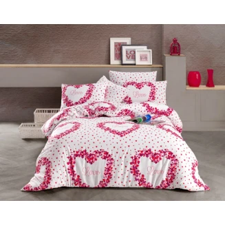 Παπλωματοθήκη Σετ Μονή 160x240 Mc Decor Love