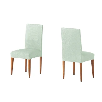 Σετ (2 Τμχ) Ελαστικά Καλύμματα Καρεκλών Με Πλάτη Tunez Μέντα - MCDECOR