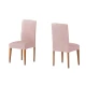 Σετ (2 Τμχ) Ελαστικά Καλύμματα Καρεκλών Με Πλάτη Tunez Ρόζ - MCDECOR