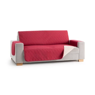 Κάλυμμα Αδιάβροχο Δίχρωμο Διθέσιου Καναπέ 130x180 Mc Decor Sumba Κόκκινο-Μπέζ