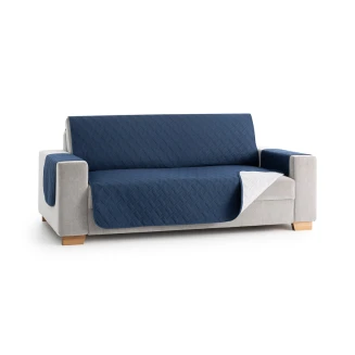 Κάλυμμα Αδιάβροχο Δίχρωμο Διθέσιου Καναπέ 130x180 Mc Decor Sumba Μπλέ-Ανοιχτό Γκρί