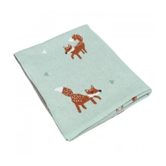 Κουβέρτα Πικέ Ζακάρ Αγκαλιάς 80x110 Kidzroom Vadobag Αλεπού