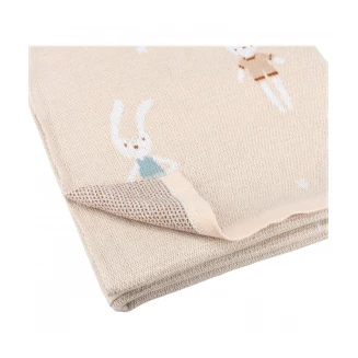 Κουβέρτα Πικέ Ζακάρ Αγκαλιάς 80x110 Kidzroom Vadobag Κουνελάκι