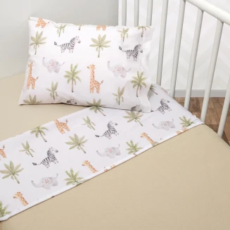 Κουβέρτα Καλοκαιρινή Κούνιας 100x140 Oliver Baby Διπλής Όψης Ζέρσευ Design 424