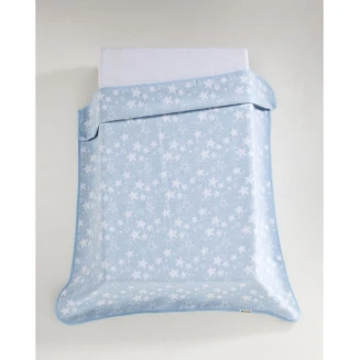 Κουβέρτα Αγκαλιάς 80x110 Mora Ecology Γαλάζιο