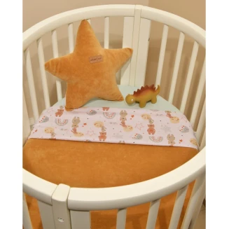 Κουβέρτα Αγκαλιάς Διπλής Όψης 70x90 Oliver Baby Σχ. 410 Καμηλό