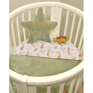 Κουβέρτα Αγκαλιάς Διπλής Όψης 75x95 Oliver Baby Minky Σχ. 413