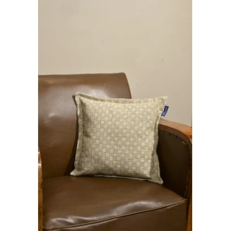 Μαξιλαροθήκη Διακοσμητική Σενίλ 43x43 Nautica Σχ. 1104 Μπέζ Καρρώ