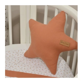 Μαξιλάρι Διακοσμητικό  Διπλής Όψης 37x37 Oliver Baby Σχ. 400 Αστέρι Κεραμιδί