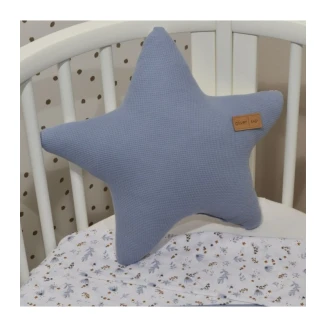 Μαξιλάρι Διακοσμητικό  Διπλής Όψης 37x37 Oliver Baby Σχ. 401 Αστέρι Ραφ