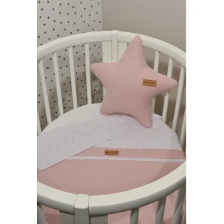 Κουβέρτα Πικέ Αγκαλίας Διπλής Όψης 75x95 Oliver Baby  Σχ. 402 Σάπιο Μήλο