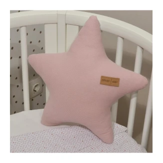 Μαξιλάρι Διακοσμητικό  Διπλής Όψης 37x37 Oliver Baby Σχ. 402 Αστέρι Σάπιο Μήλο