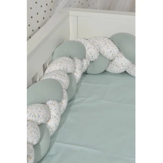 Πάντα Πλεξούδα Τριπλής πλέξης 20x200 Oliver Baby Σχ. 403 Μέντα