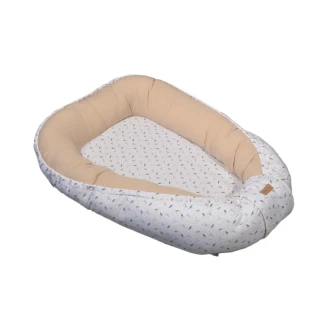 Φωλία Διπλής Όψης-Πλεκτό 75x110 Oliver Baby Σχ. 404 Μπέζ