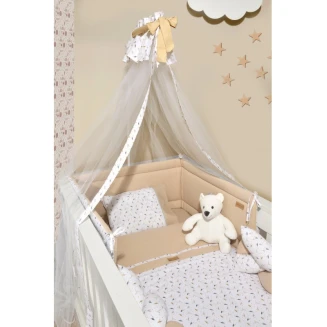 Σετ 2 Τεμαχίων Πάπλωμα & Παπλωματοθήκη Oliver Baby Σχ. 404 100x140 Μπεζ