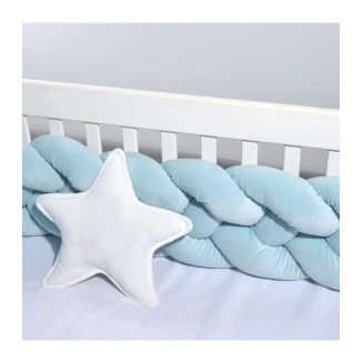 Πάντα Πλεξούδα Βελουτέ Tετραπλή 24x200 Oliver Baby Σχ. 9030 Μέντα