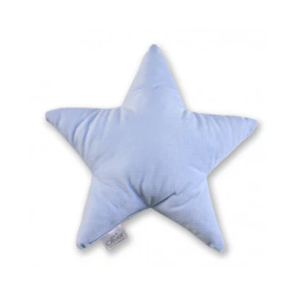 Μαξιλάρι Διακοσμητικό  Βελουτέ 37x37 Oliver Baby Αστέρι Σιέλ