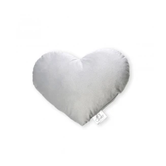 Μαξιλάρι Διακοσμητικό  Βελουτέ 36x31 Oliver Baby Καρδιά Γκρι