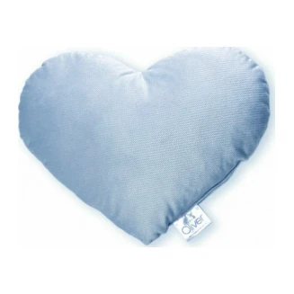 Μαξιλάρι Διακοσμητικό  Βελουτέ 36x31 Oliver Baby Καρδιά Σιέλ