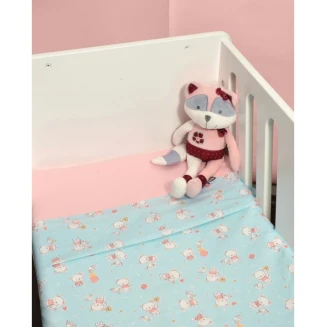 Σεντόνια Σετ  Λίκνου 2 Τεμαχίων 80x100 Oliver Baby Σχ. 212