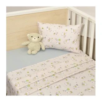 Σεντόνια Σετ  Κούνιας 3 Τεμαχίων 110x160 Oliver Baby Σχ. 213