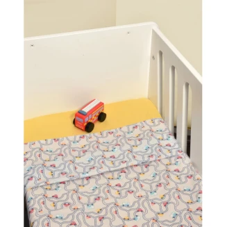 Σεντόνια Σετ  Λίκνου 2 Τεμαχίων 80x100 Oliver Baby Σχ. 214