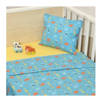 Σεντόνια Σετ  Κούνιας 3 Τεμαχίων 110x160 Oliver Baby Σχ. 216