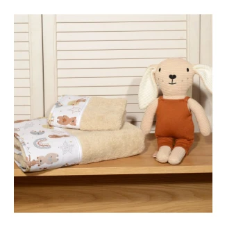 Πετσέτα Σετ  2 Τεμαχίων Oliver Baby Σχ. 410-1 Μπέζ