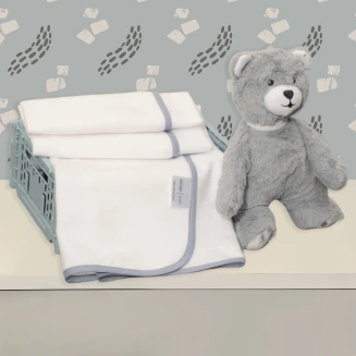 Πάνα Φανελλένια Με Ρέλι 80x80 200 γρ/τμ Oliver Baby Design 311