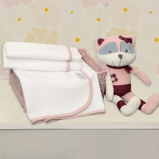 Πάνα Φανελλένια Με Ρέλι 80x80 200 γρ/τμ Oliver Baby Design 312
