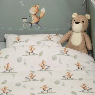 Παπλωματοθήκη Κούνιας Με Φερμουάρ 100x140 Oliver Baby Design 423