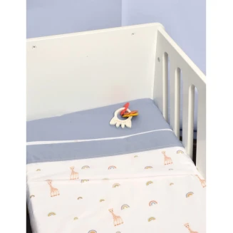 Σεντόνια Σετ Λίκνου 80x110 Sophie La Girafe Σχ. 501