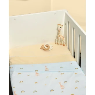 Σεντόνια Σετ Λίκνου 80x110 Sophie La Girafe Σχ. 504