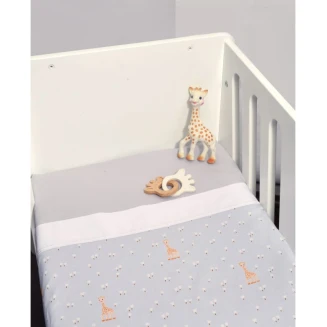 Σεντόνια Σετ Λίκνου 80x110 Sophie La Girafe Σχ. 505